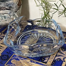 Vintage Pale Blue Pressed