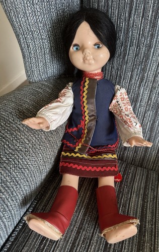 Vintage ukrainian toy doll - ukrainian,