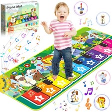 Giant Piano Play Mat for Kids Toddler Infant Girls Boys Baby Dance Musical Big