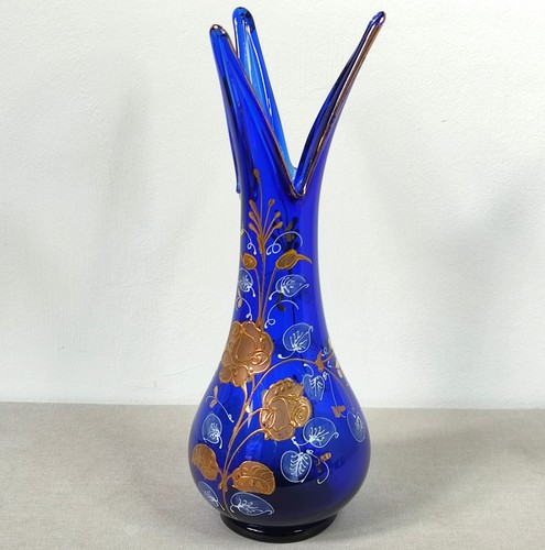 Cobalt blue large - blue, glass