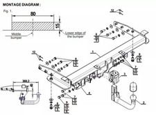 Detachable Swan Neck Tow Bar