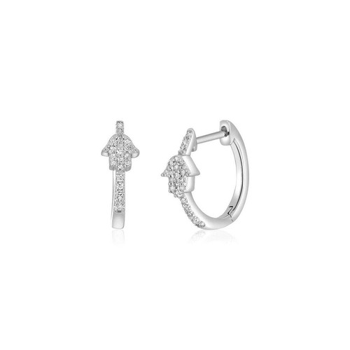 14k white gold - 14k, hamsa