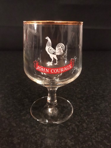 Vintage john courage half pint - courage,
