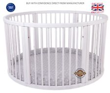 ROUND Playpen ATLAS Due with GREY Playmat STARS SALE  Brand NEW LARGE