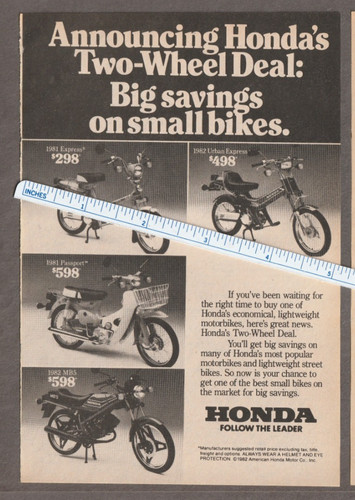Vintage 1982 honda - 1982, magazine
