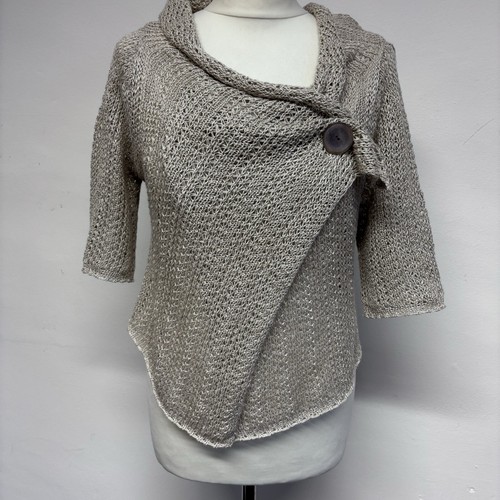 Oska linen cardigan - linen, 1