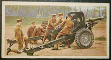 ROYAL ARTILLERY  18 Pounder Field Gun Crew   Vintage 1938 Card  EE19M