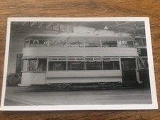 Vintage Photo Photograph Print Double Decker Bus Tram Leeds City Transport