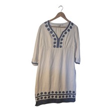 Boden Linen Tunic Dress White