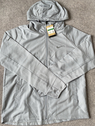 Nike men grey hooded - hooded, full