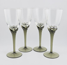 Bohemia twisted stem glasses - bohemia,