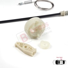 Window Regulator Kit Rear Right 9636597280 for Peugeot 206 CC Convertible Cabrio