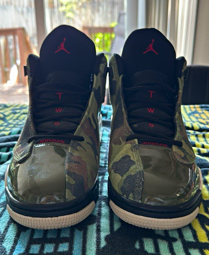 Jordan dub zero - olive, camo