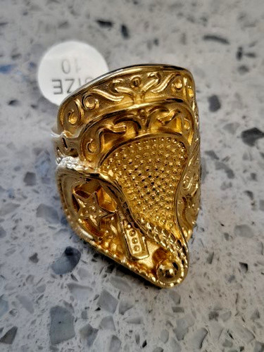 Men heavy saddle gold filled - heavy,
