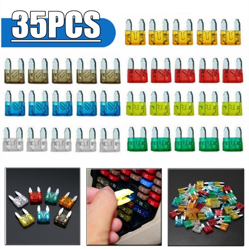 35pcs mini blade fuse kit - 35pcs,