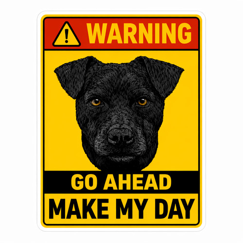 Warning dog sign - warning,
