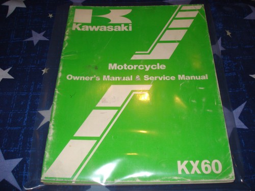 Kawasaki 1983 kx60 owner - kx60, owner's