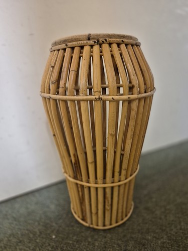Vintage bamboo planter - ,