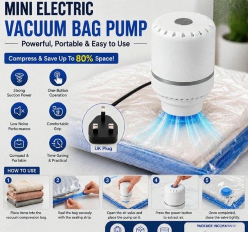 Portable mini electric vacuum - portable,