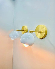 Pair 1950's Stilnovo Italian Diabolo Wall Light Mid Century Wall Sconce X-mass