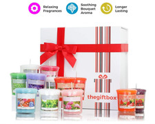 The Gift Box 12 Votive Candles Moon Mist Set - Candle Present Gift boxed