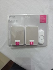 Byron Door Bell Twinpack Wireless Doorbell Set