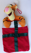 Tigger Christmas Stocking Plush 3D Sack 50 cm Winnie The Pooh Black Bow