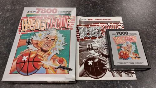 Basketbrawl atari 7800 game - -,
