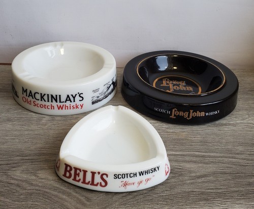Vintage advertising ashtrays - vintage,
