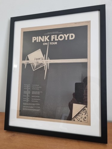 Pink floyd original framed - pink,