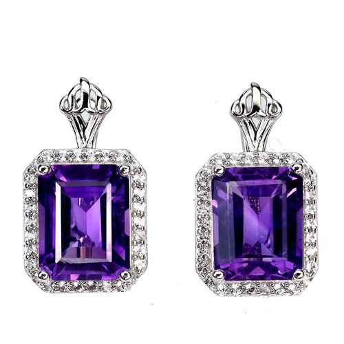 Summer 925 silver earrings - silver,