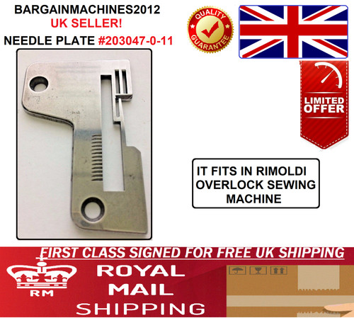 Rimoldi overlock needle plate - needle,