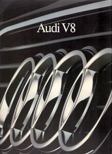 Audi V8 3.6 1989-1990 Dutch Market Sales Brochure Portfolio