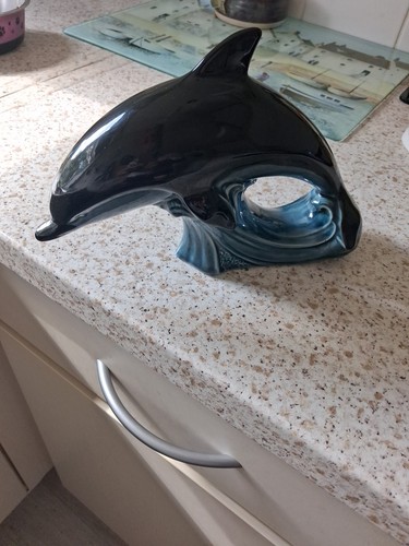 Poole pottery dolphin - pottery,