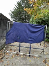 6’3 ft Navy Fleece Cooler Sweat Rug #1563