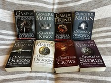 A Game of Thrones Books 7 Book Set Paperback A Song Of Ice And Fire Plus Extra 1