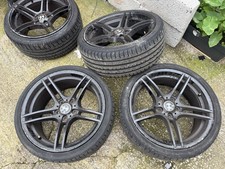 BMW E92 19” Alloy Wheels & Tyres Set – 4x Wheels (Some Damage/Refurb Needed)