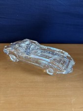 Jaguar E-Type Crystal Glass Paperweight