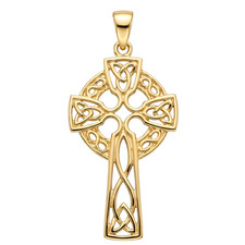 Solid 9ct Gold Celtic Cross