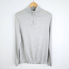 Reiss XL Grey 1/4 Zip Jumper