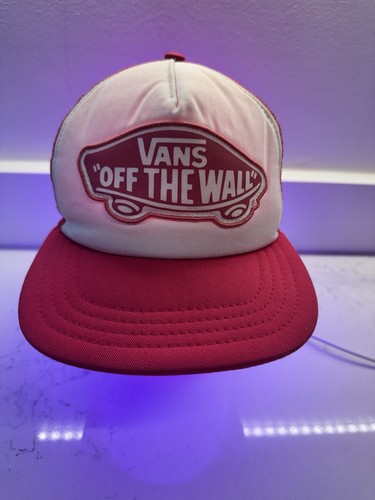 Vans pink white trucker hat - pink,