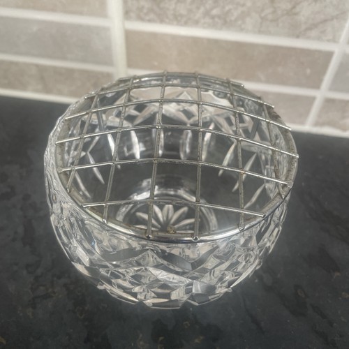 Cut glass lead crystal posy - glass,