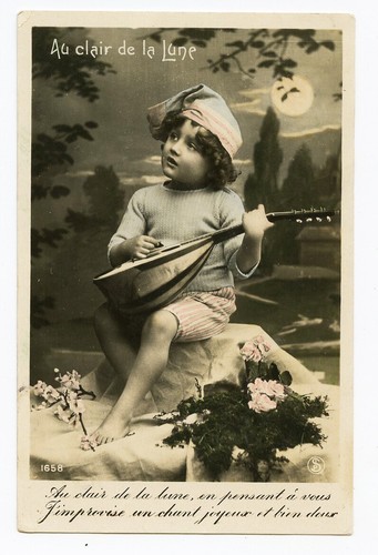 1908 child children mandolin - c,