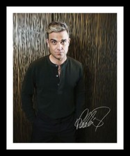 Robbie williams autograph - robbie,