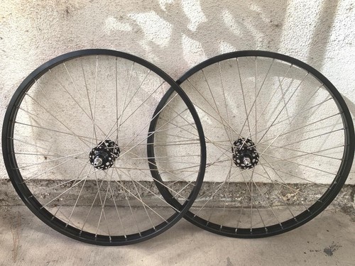 Black bmx wheelset x 1 - x, 1.75