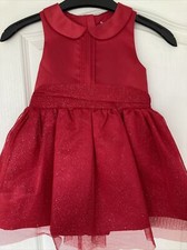 Next girl beautiful Red Dress 4 Years excellent condition New No Tags