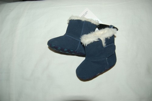 Leather pram boots - boots, riptape