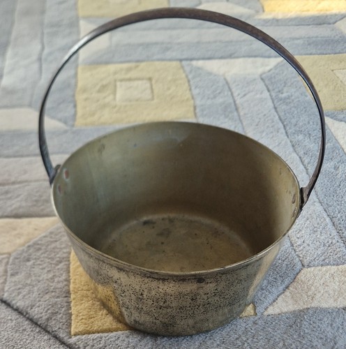 Brass jam preserving pan - jam,