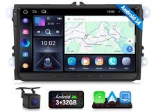 For VW Golf RCD360 RCD510 9"Android Auto 14 Car Stereo Radio GPS DSP RDS CarPlay