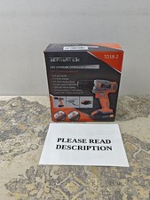 Terratek Cordless Drill Driver 18V Lithium-Ion, LED Work Light, Electric Drill